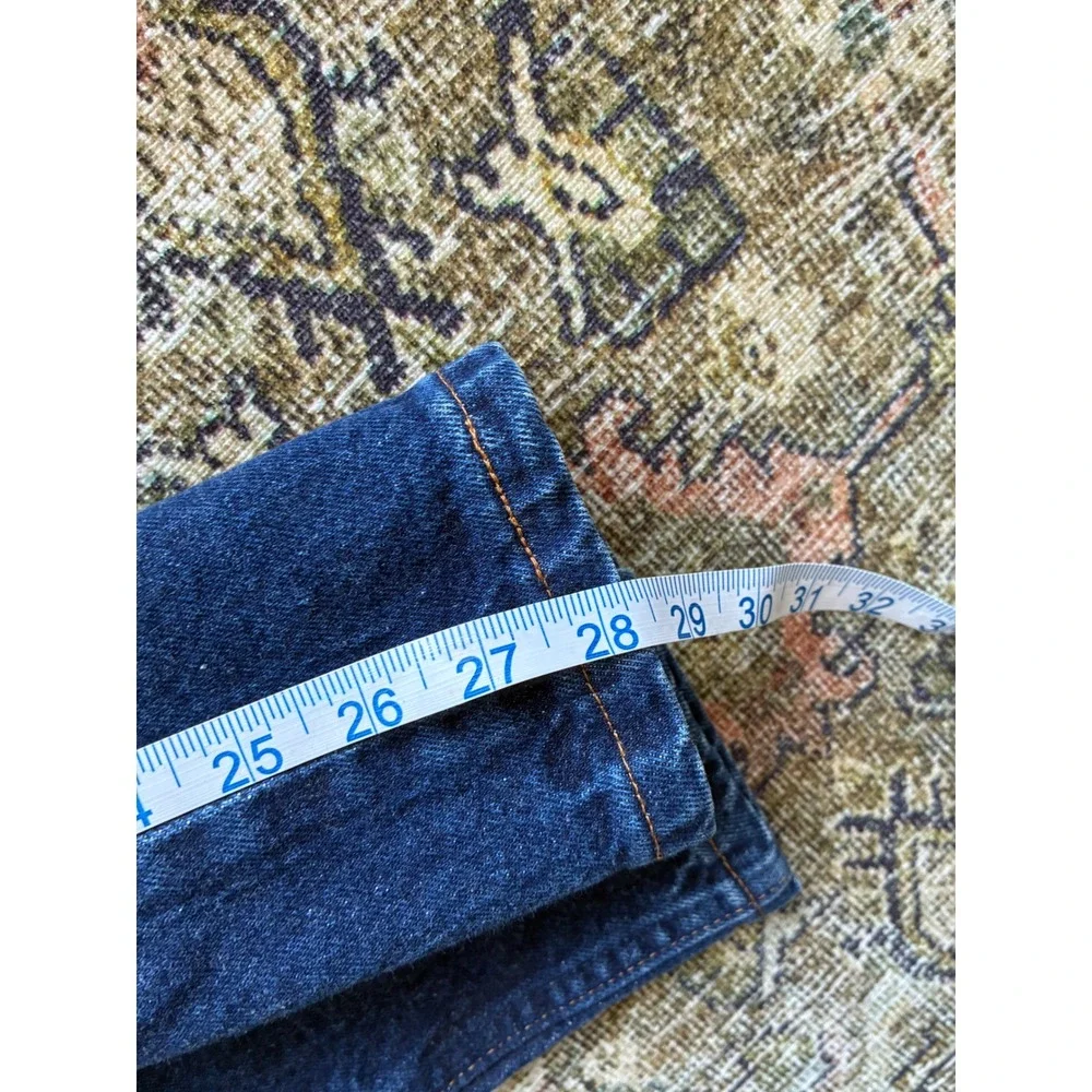 VTG‎ Wrangler Y2K Cowboy Cut Western Dark Bootcut Denim Jeans 46x30 947STR